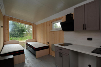 Домик с террасой 2 раздельные кровати — фото 3