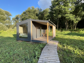 Домик с террасой 2 раздельные кровати — фото 1