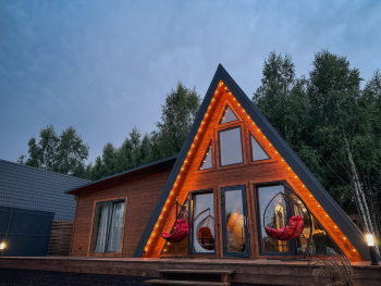 А-Фрейм с чаном до 8 человек — фото 1