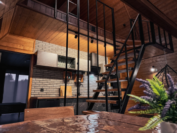 А-Фрейм с Баней и чаном до 8 человек — фото 7