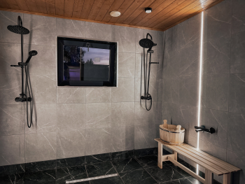 А-Фрейм с Баней и чаном до 8 человек — фото 14