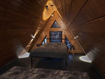 А-Фрейм с Баней и чаном до 8 человек — фото 2