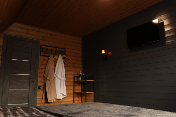 А-Фрейм с Баней и чаном до 8 человек — фото 4