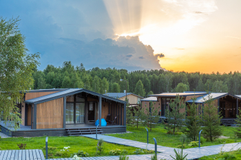 "Фьюжн" Village | с сауной и купелью — фото 1