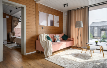 "Фамильный" Village | с сауной и купелью — фото 3