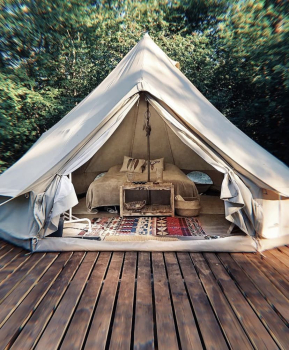 Комфортный шатер с видом на озеро — фото 2