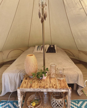 Комфортный шатер с видом на озеро — фото 3