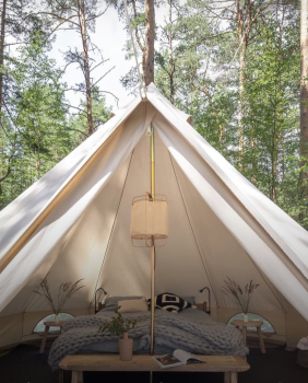 Палатка в лесу — фото 2