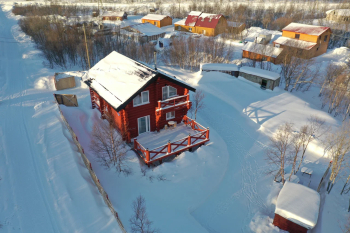 Дом из бруса с сауной — фото 1