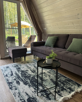 Участок с домиком "Баклажан" с камином и купелью на террасе купелью — фото 23