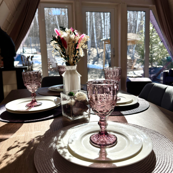 Участок с домиком "Баклажан" с камином и купелью на террасе купелью — фото 7