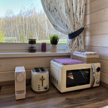 Участок с домиком "Баклажан" с камином и купелью на террасе купелью — фото 13