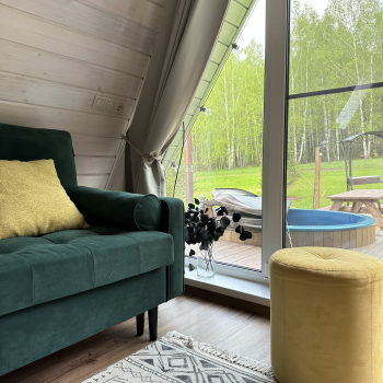 Участок с домиком "Огурец" с купелью на террасе — фото 18