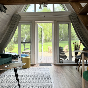 Участок с домиком "Огурец" с купелью на террасе — фото 5