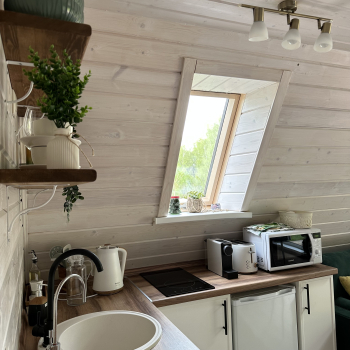 Участок с домиком "Огурец" с купелью на террасе — фото 17