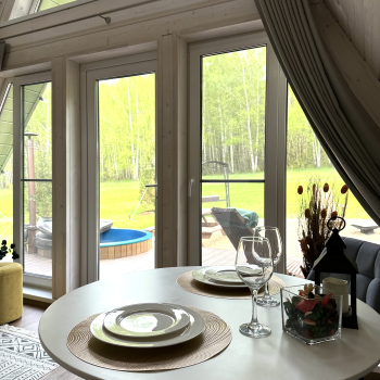 Участок с домиком "Огурец" с купелью на террасе — фото 16