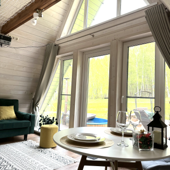 Участок с домиком "Огурец" с купелью на террасе — фото 12