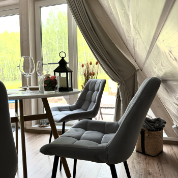 Участок с домиком "Огурец" с купелью на террасе — фото 2