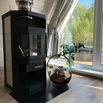 Участок с домиком  "Кабачок" с купелью на террасе и камином. — фото 5