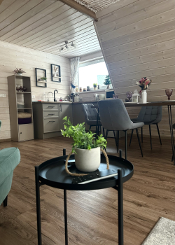 Участок с домиком "Баклажан" с камином и купелью на террасе купелью — фото 17