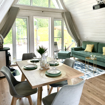 Участок с домиком  "Кабачок" с купелью на террасе и камином. — фото 3