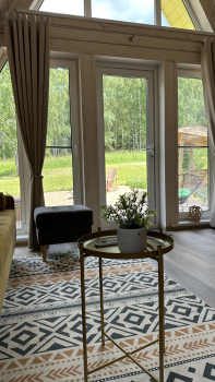 Участок с домиком "Репа"  с купелью на террасе — фото 18