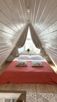 Участок с домиком  "Морковь" с купелью на террасе — фото 2