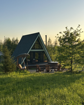 Участок с домиком  "Кабачок" с купелью на террасе и камином. — фото 6