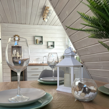 Участок с домиком  "Кабачок" с купелью на террасе и камином. — фото 13