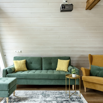 Участок с домиком  "Кабачок" с купелью на террасе и камином. — фото 15