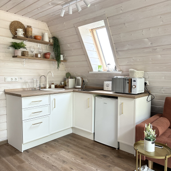 Участок с домиком  "Морковь" с купелью на террасе — фото 15