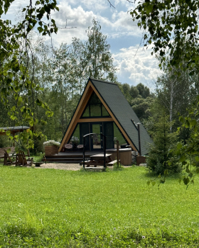 Участок с домиком  "Морковь" с купелью на террасе — фото 7