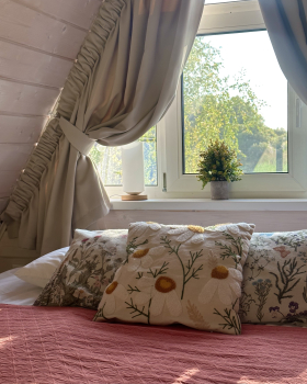 Участок с домиком  "Морковь" с купелью на террасе — фото 13