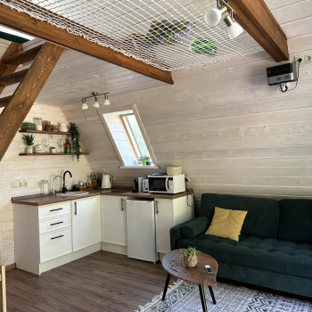 Участок с домиком "Огурец" с купелью на террасе — фото 26