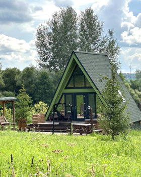 Участок с домиком "Огурец" с купелью на террасе — фото 10