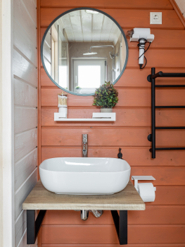 Участок с домиком  "Морковь" с купелью на террасе — фото 6