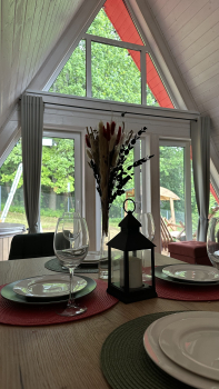 Дом "Помидор" с купелью на террасе и камином — фото 7