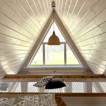 Участок с домиком "Репа"  с купелью на террасе — фото 33