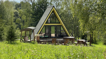 Участок с домиком "Репа"  с купелью на террасе — фото 6