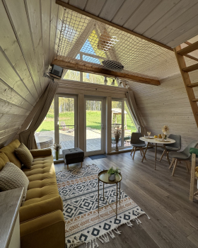 Участок с домиком "Репа"  с купелью на террасе — фото 27