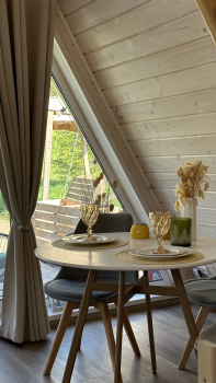 Участок с домиком "Репа"  с купелью на террасе — фото 29