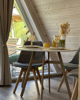 Участок с домиком "Репа"  с купелью на террасе — фото 30