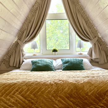 Участок с домиком "Репа"  с купелью на террасе — фото 13