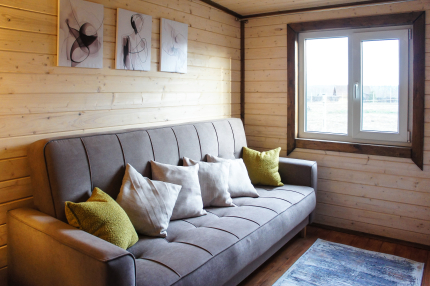 Коттедж с камином и баней  — фото