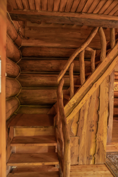 Двухэтажный дом из сруба — фото 5