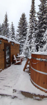 ДОМИК ДЛЯ ДВОИХ С ГОРЯЧЕЙ КУПЕЛЬЮ (Шерегеш) — фото 1