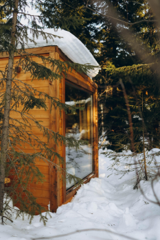 ДОМИК ДЛЯ ДВОИХ С ГОРЯЧЕЙ КУПЕЛЬЮ (Шерегеш) — фото 15