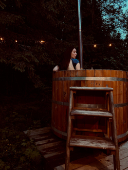 ДОМИК ДЛЯ ДВОИХ С ГОРЯЧЕЙ КУПЕЛЬЮ (Шерегеш) — фото 13