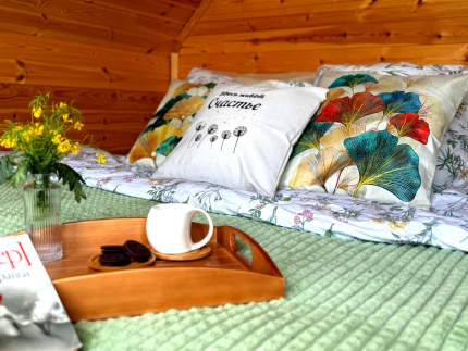 PETRUSHKA.Заворово (Дом на берегу озера на 6 гостей с сауной)  — фото