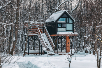 Дом на дереве "Цветы сакуры" — фото 1